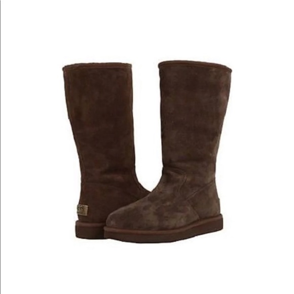 Ugg Tall Sumner Chocolate Boot - Picture 2 of 6